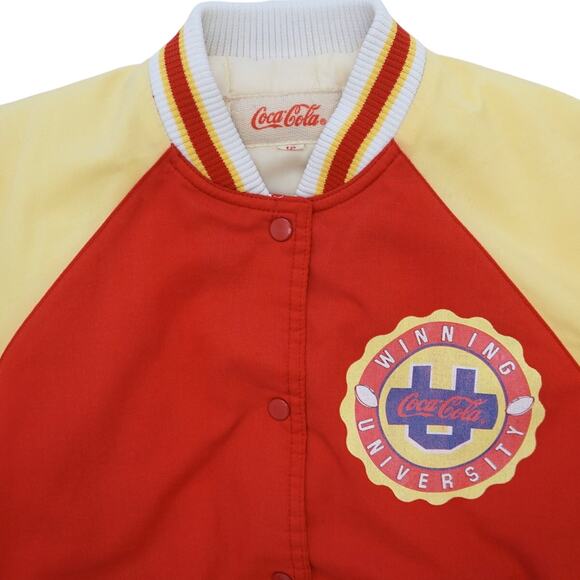 Vintage 80s Coca Cola Bomber Jacket Youth12 - Picture 3 of 8